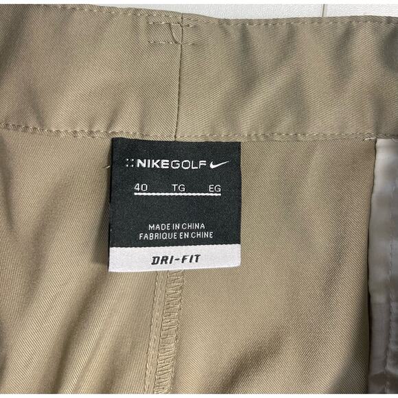 Nike Dri Fit TOUR PERFORMANCE Golf Shorts (Men's 40) Khaki - Picture 4 of 6